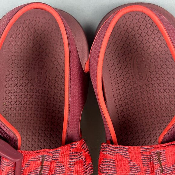 Chaco Confluence Grenadine Sandals Womens 10 Red Maroon Burgundy Hiking - Picture 8 of 11